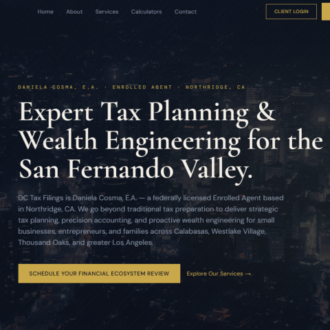 DCTaxFilings Website